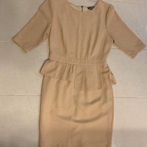 Limited Collection polka dot peplum dress